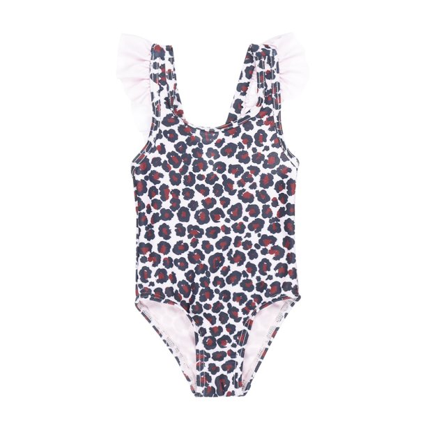 Leopard Pige Badedragt