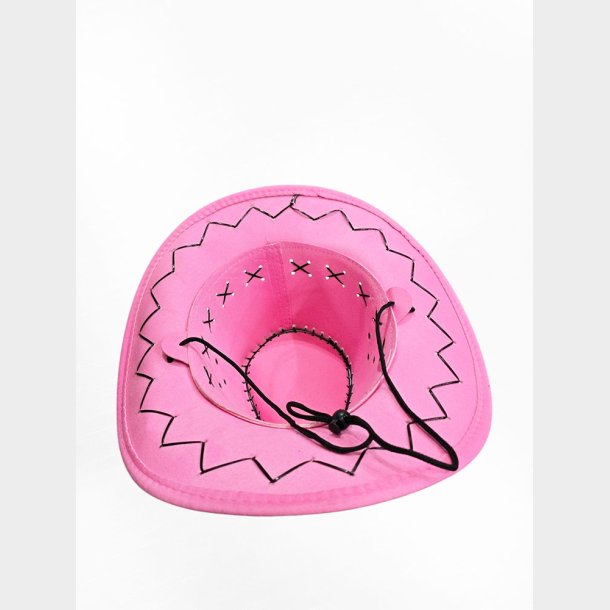 Faux Leather Cowboy Hat