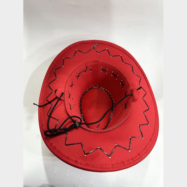 Faux Leather Cowboy Hat