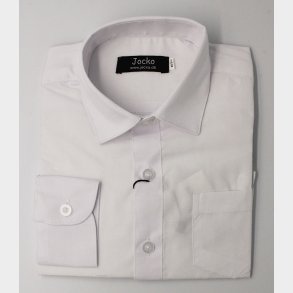 Ensfarvet Drenge Skjorte