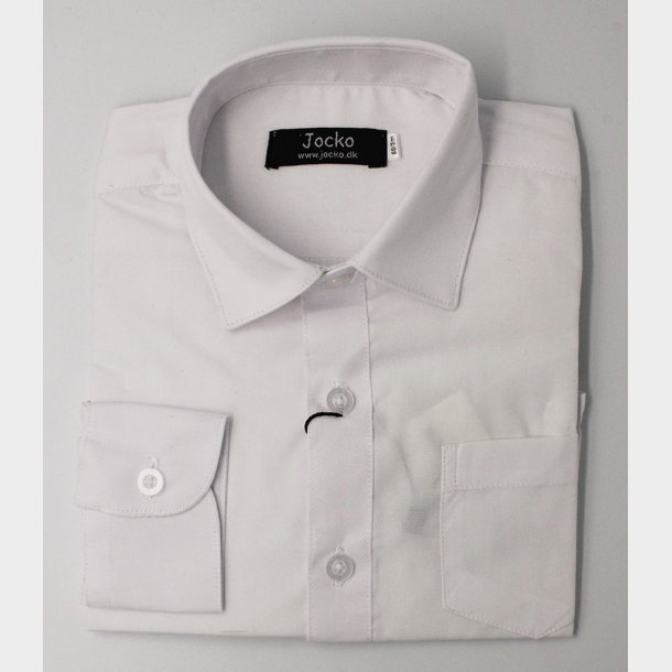 Ensfarvet Drenge Skjorte