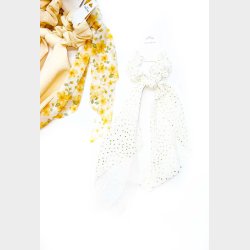 Scrunchie M/Trklde Ecru