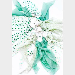 Scrunchie M/Trklde Grn