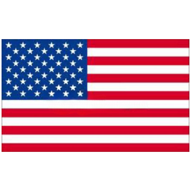 Trykt Flag USA 91cmx152cm (3x5feet)