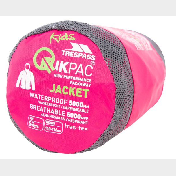 QikPac Unisex Brne Regnjakke