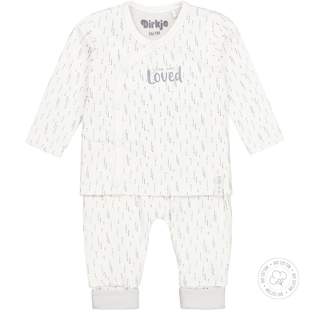 Unisex 2-Delt Babysuit outlet priser billigt tøj baby hos Lokale